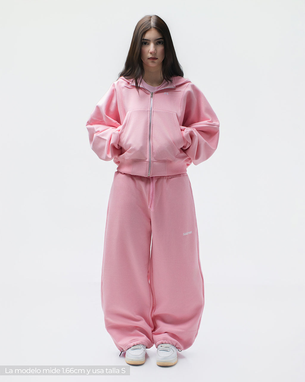 Zip Hoddie Rosado