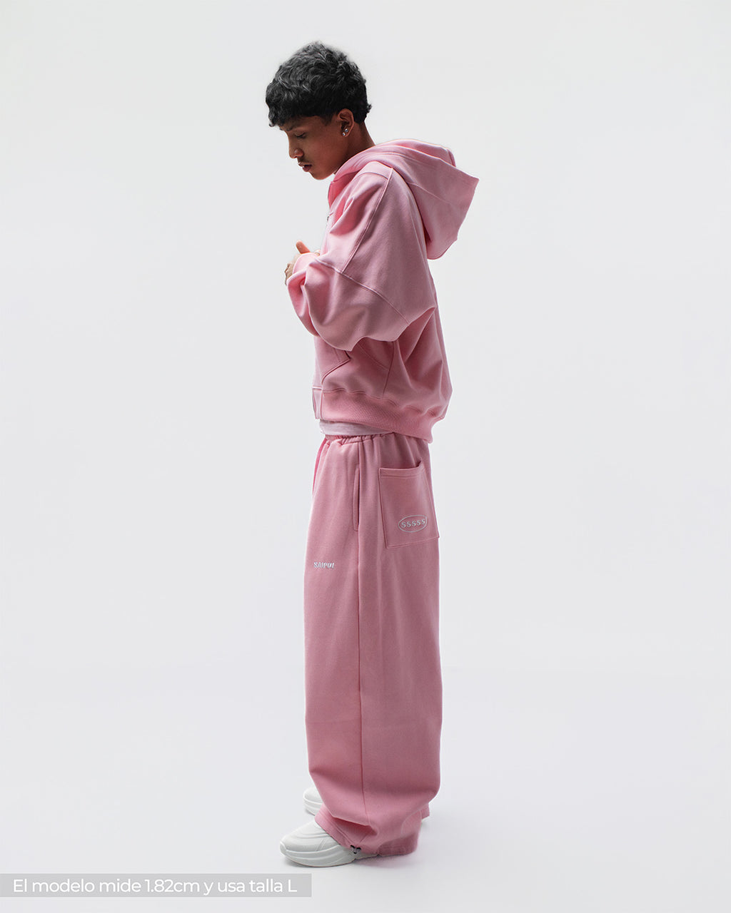 Zip Hoddie Rosado