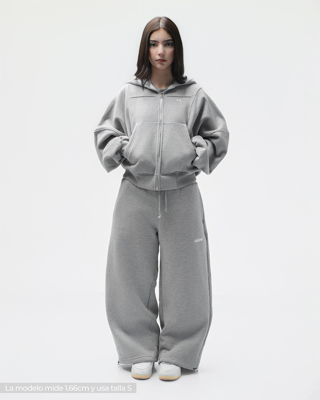 Zip Hoddie Melange