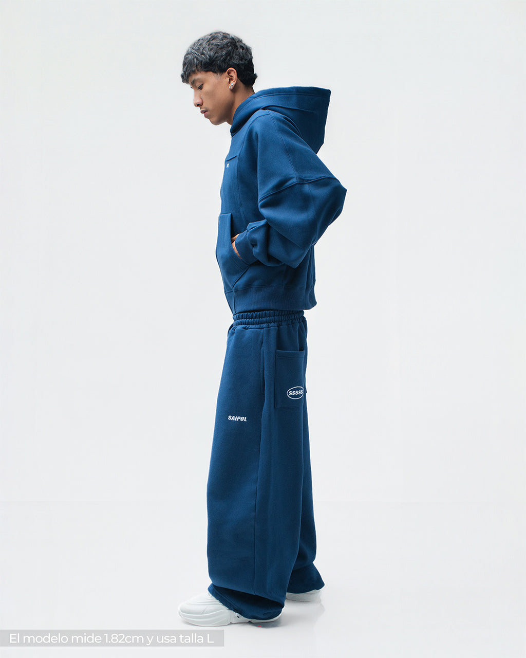 Zip Hoddie Azul