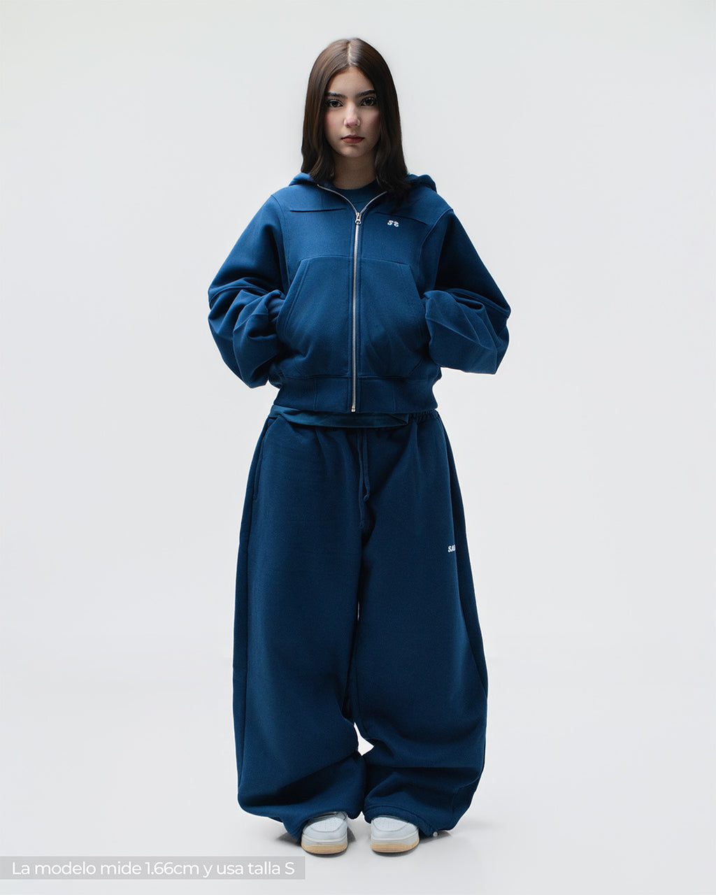Zip Hoddie Azul