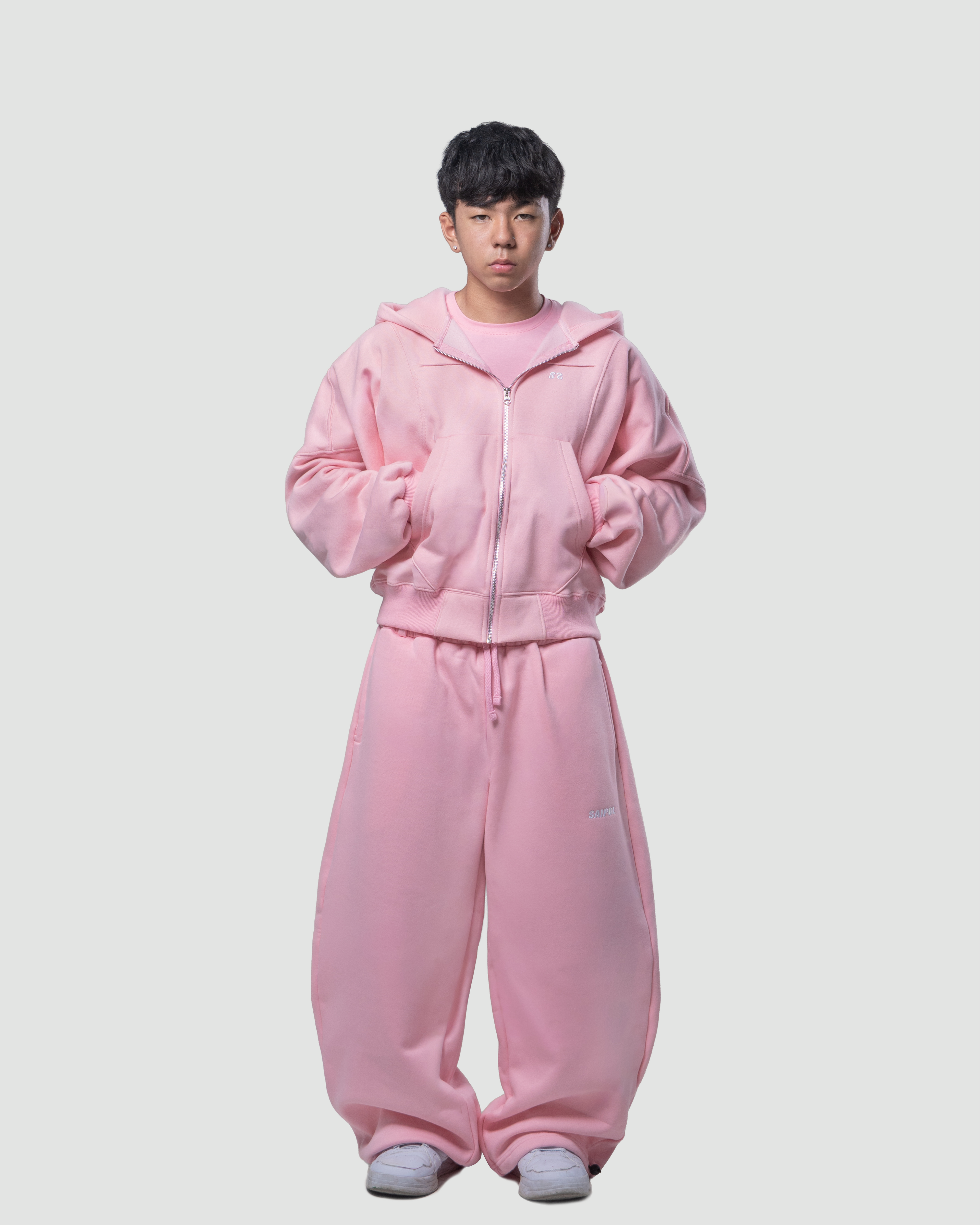 Zip Hoddie Rosado