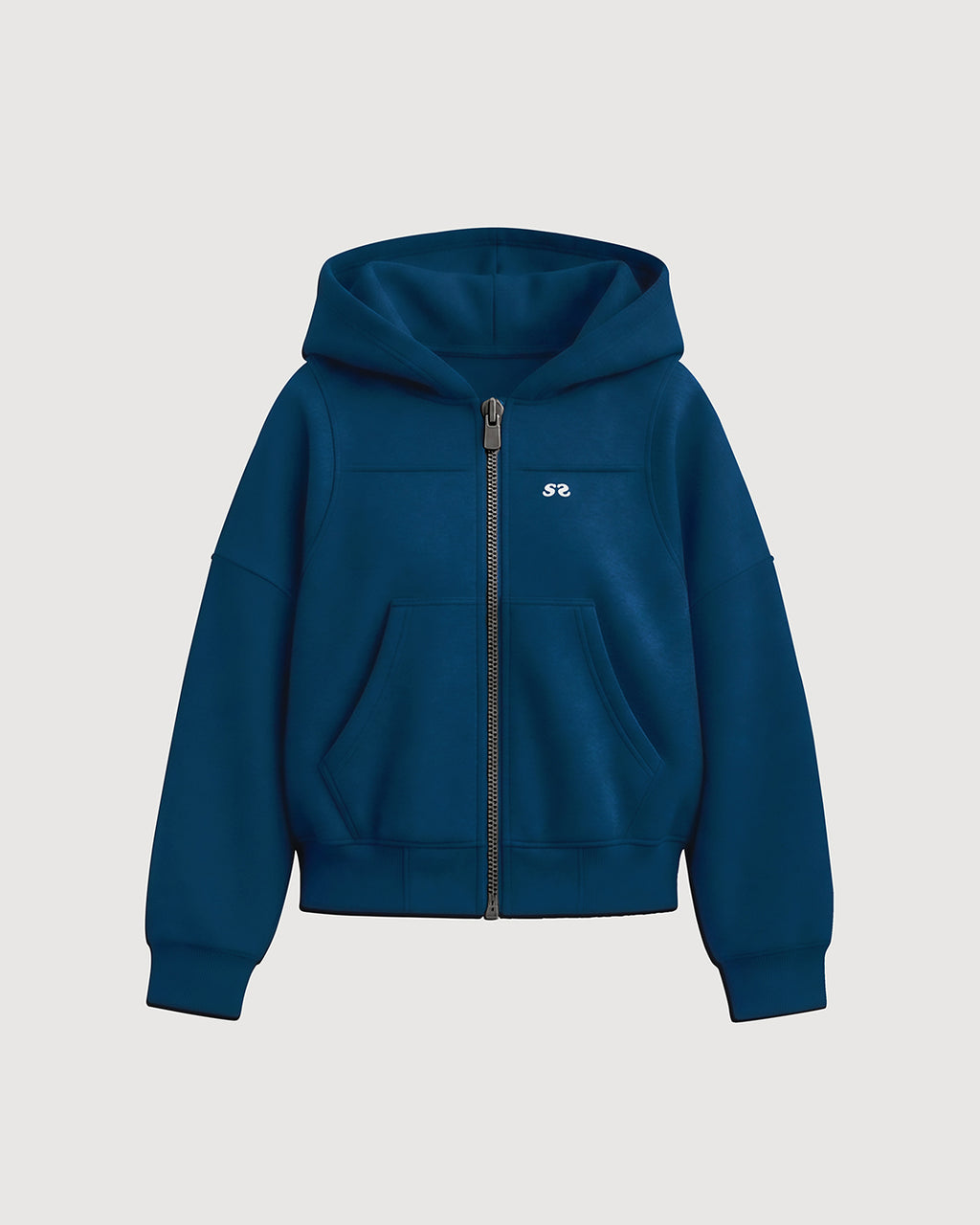 Zip Hoddie Azul