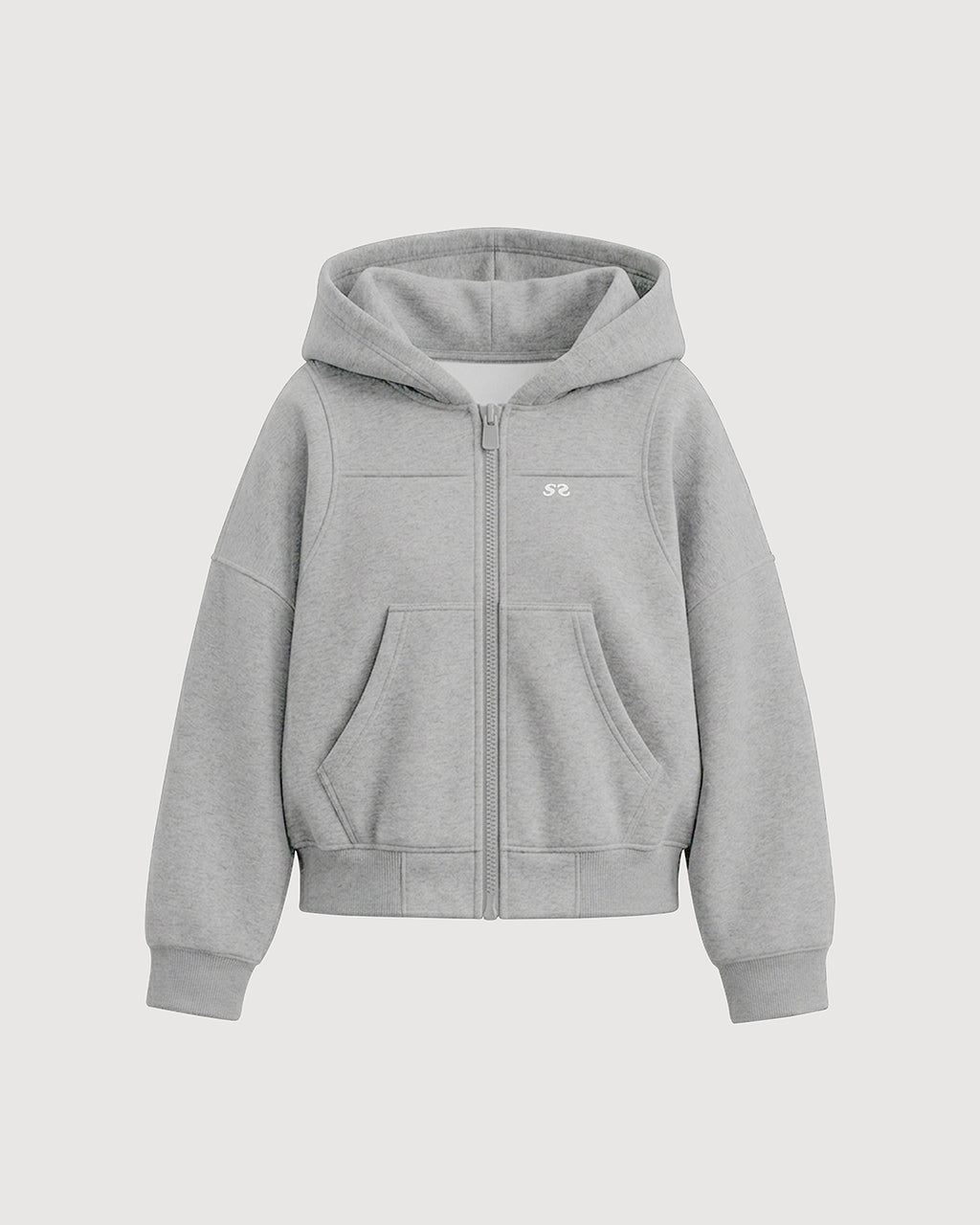 Zip Hoddie Melange