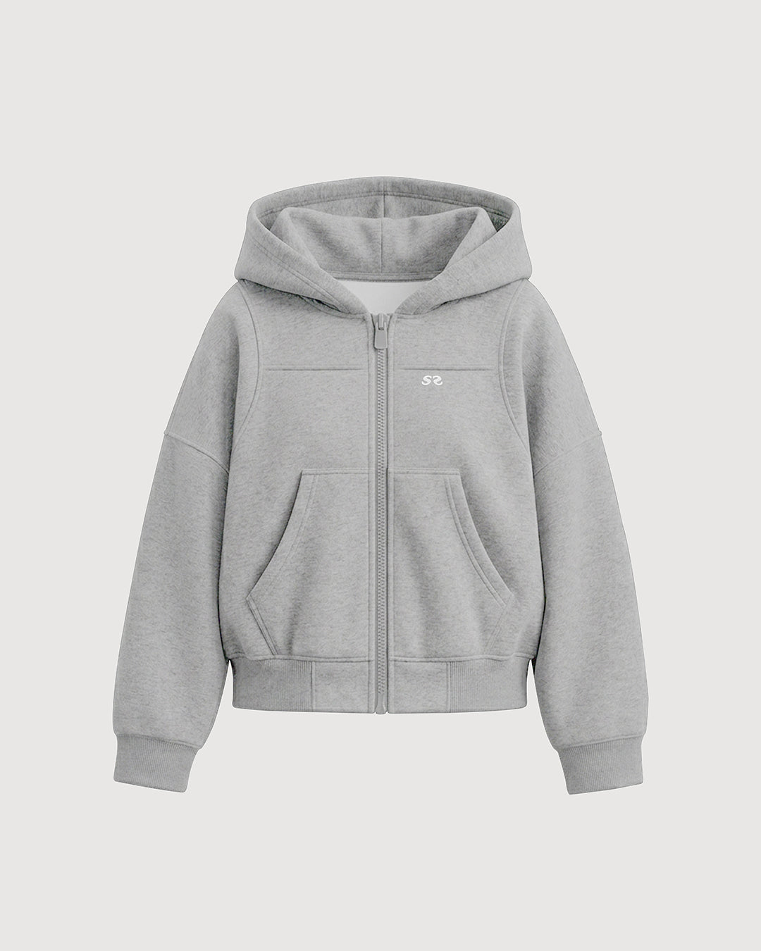 Zip Hoddie Melange
